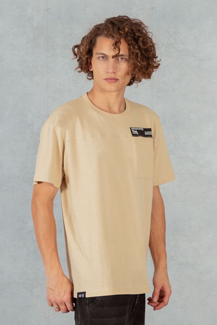 Polera Mc Especial Patch Beige Overcore-1