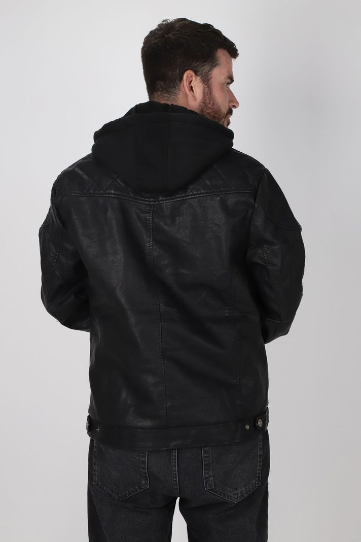 Chaqueta PU Pride Negro Gangster-1