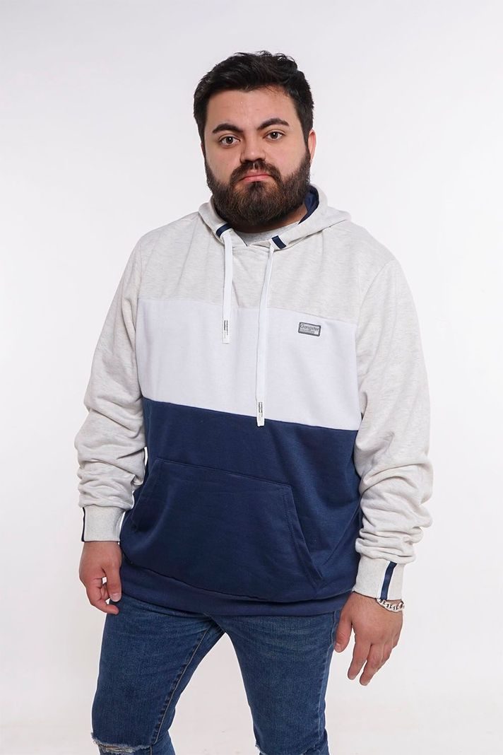 Plus Poleron Hoodie La Beach Azul Gangster-0