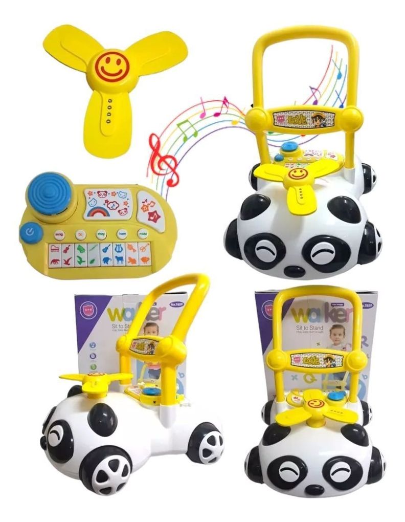 Caminador Andador Correpasillos Para Bebe Musical-0