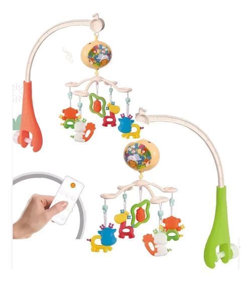 Móvil Cuna Bebe Con Control Remoto Marino 668-214-0