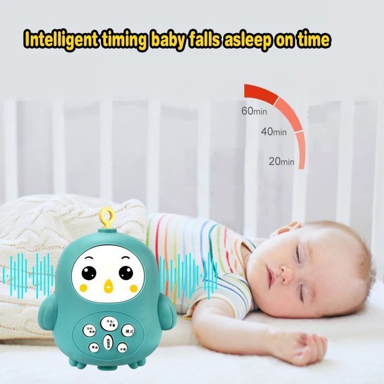 Móvil Giratorio Para Cuna De Bebe Con Luz y Sonido-4