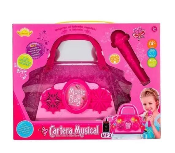 Cartera Musical Con Micrófono Karaoke-0