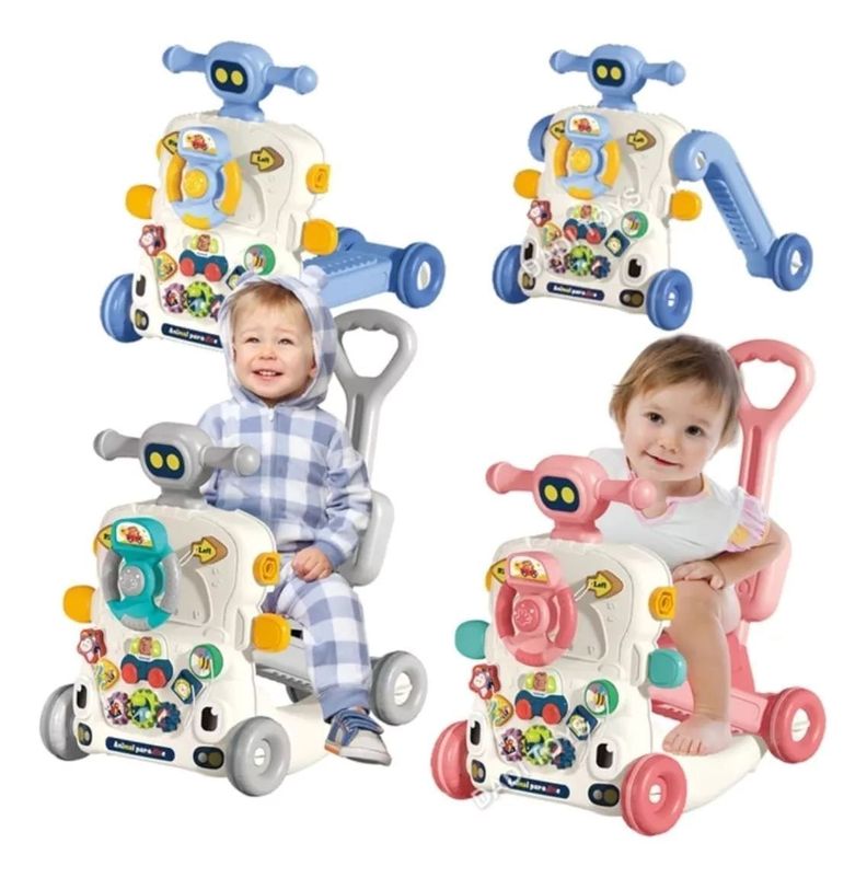 Andador Caminador Scooter Bebé Musical Multifuncional 6 En 1-4