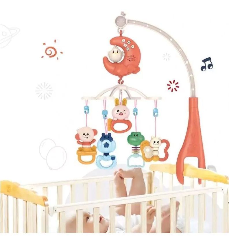 Móvil De Bebé Musical con Lampara y Control Remoto-1
