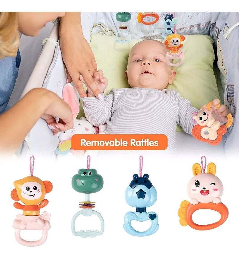 Móvil De Bebé Musical con Lampara y Control Remoto-5