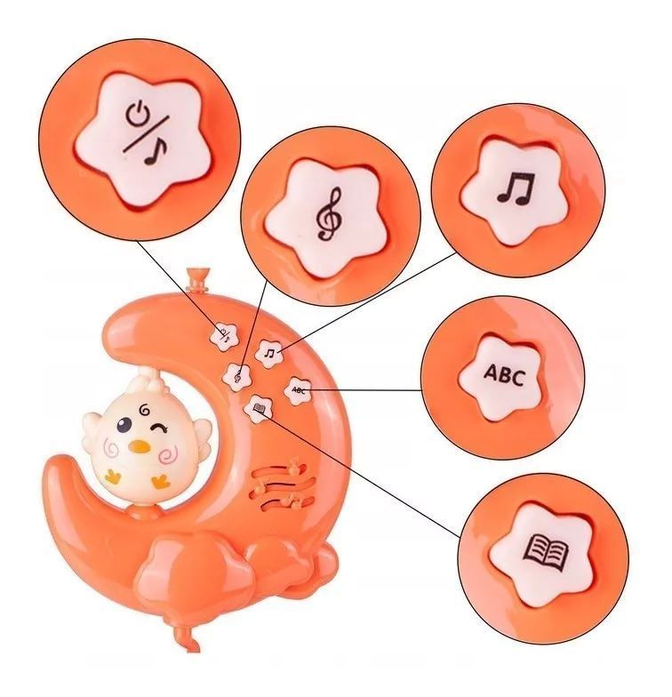 Móvil De Bebé Musical con Lampara y Control Remoto-6