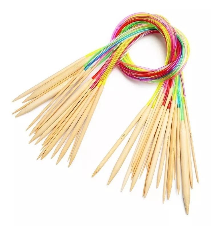 Set Palillos Circulares 18 Pares - 80 Cm-0