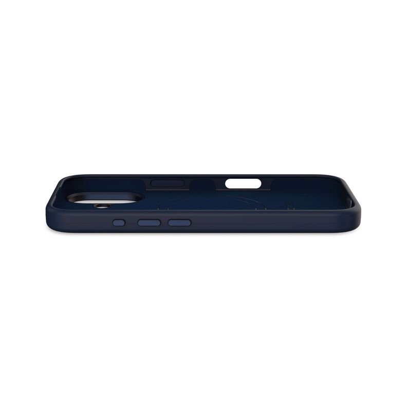 Funda silicona antimicrobial Magsafe iPhone 16 Azul marino-3