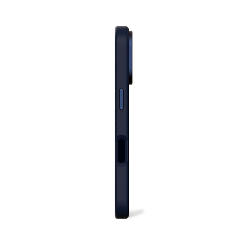 Funda silicona antimicrobial Magsafe iPhone 16 Azul marino-4