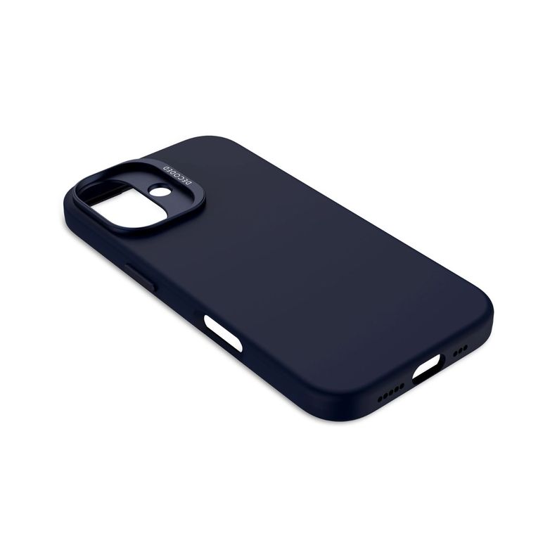 Funda silicona antimicrobial Magsafe iPhone 16 Azul marino-5