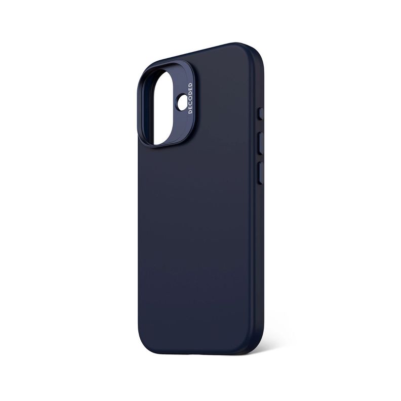 Funda silicona antimicrobial Magsafe iPhone 16 Azul marino-6