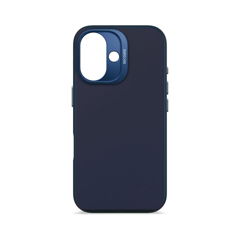 Funda silicona antimicrobial Magsafe iPhone 16 Azul marino-7