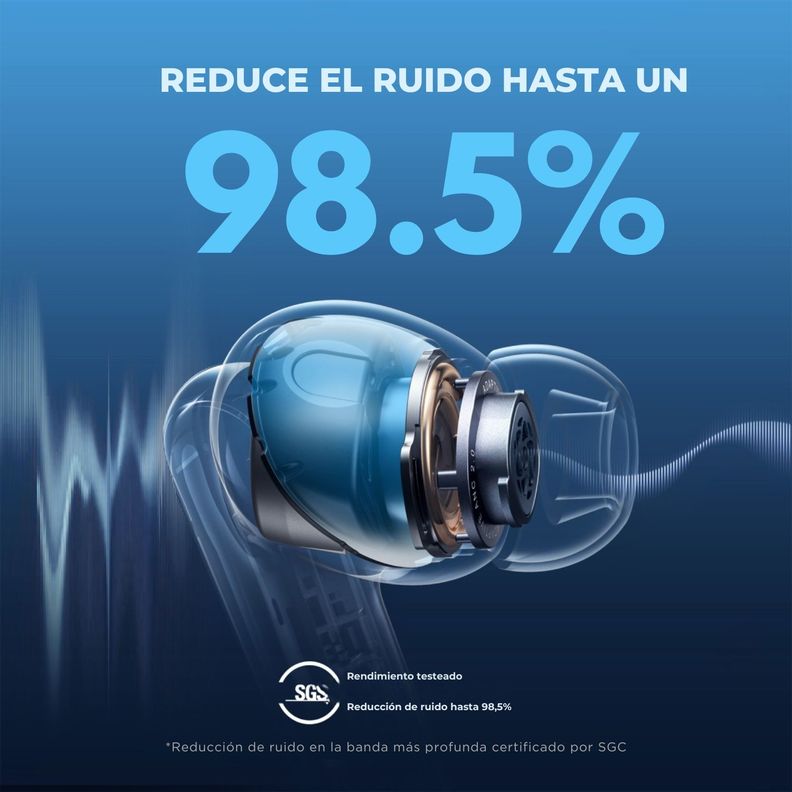 Audifonos TWS Noise Cancelling Liberty 4 NC Soundcore Rosado-2