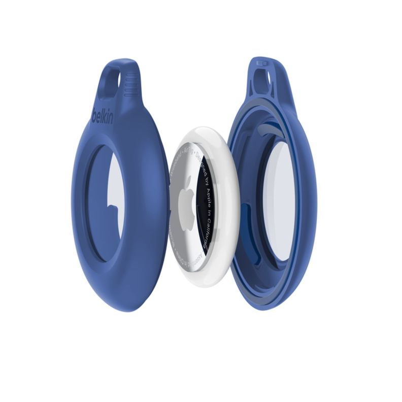 Pack de 2 llaveros para Airtag Belkin azul-4