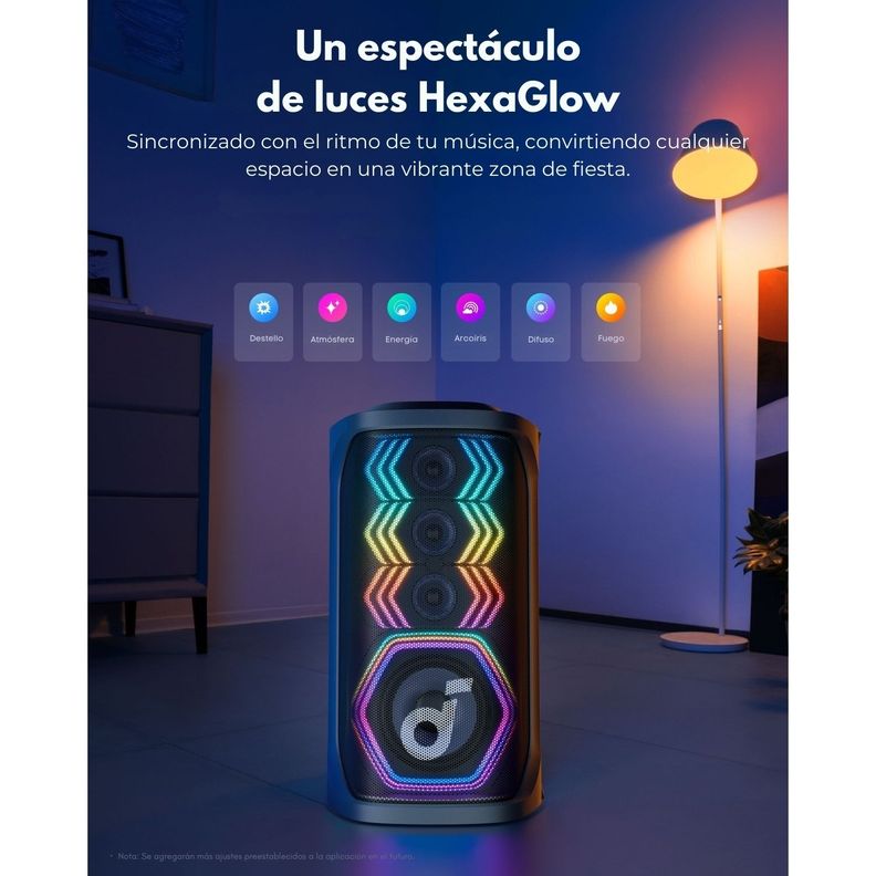Parlante Bluetooth Rave 3 Soundcore Negro-9