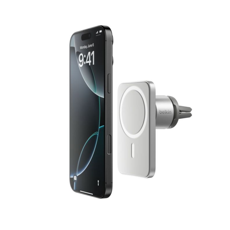 Soporte auto Mount Pro MagSafe Gris-2