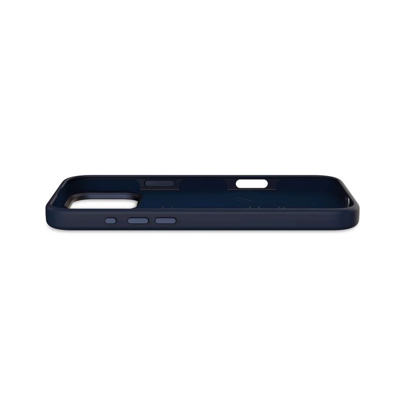 Funda silicona antimicrobial Magsafe iPhone 16 Pro Max Azul-5