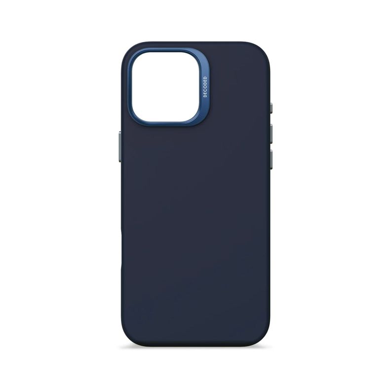 Funda silicona antimicrobial Magsafe iPhone 16 Pro Max Azul-8