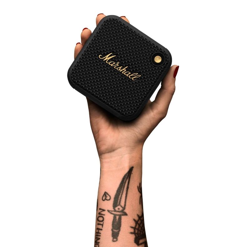 Parlante Portátil Bluetooth Marshall Willen Black And Brass-4