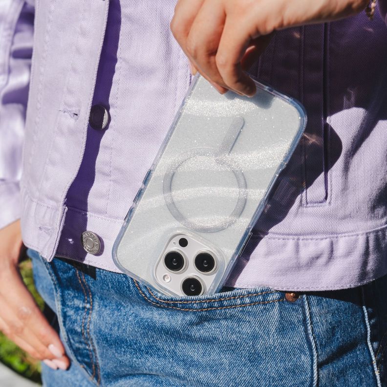 Funda Milan Snap Magsafe iPhone 16 Pro Max Blanco-9