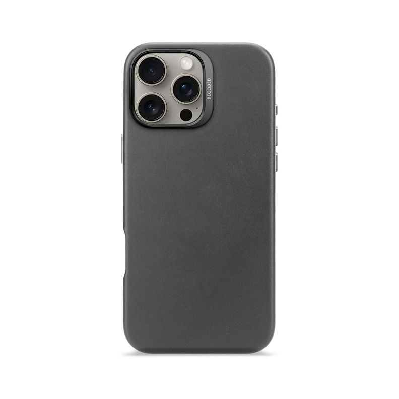 Funda cuero Magsafe iPhone 16 Pro Max Decoded Negro-0