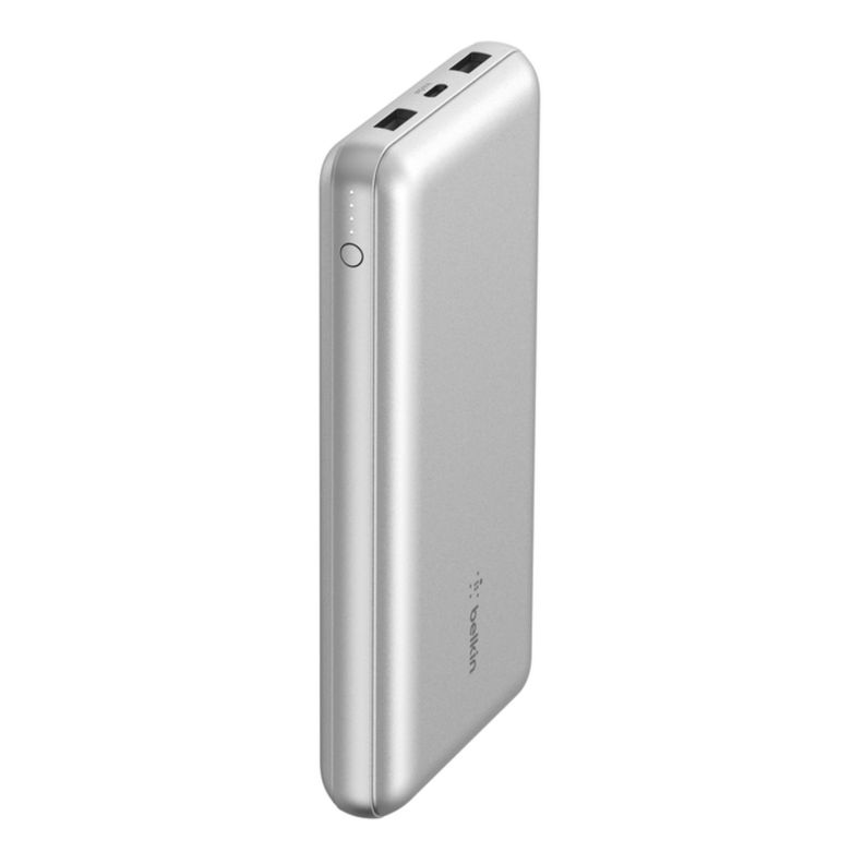 Batería Portátil 20.000 mAh USB-A y USB-C 15W Belkin Plata-0