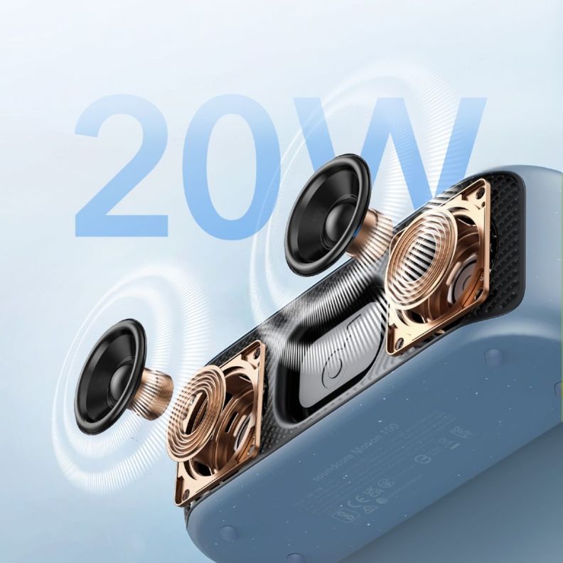 Parlante Bluetooth Motion 100 Soundcore Azul-5