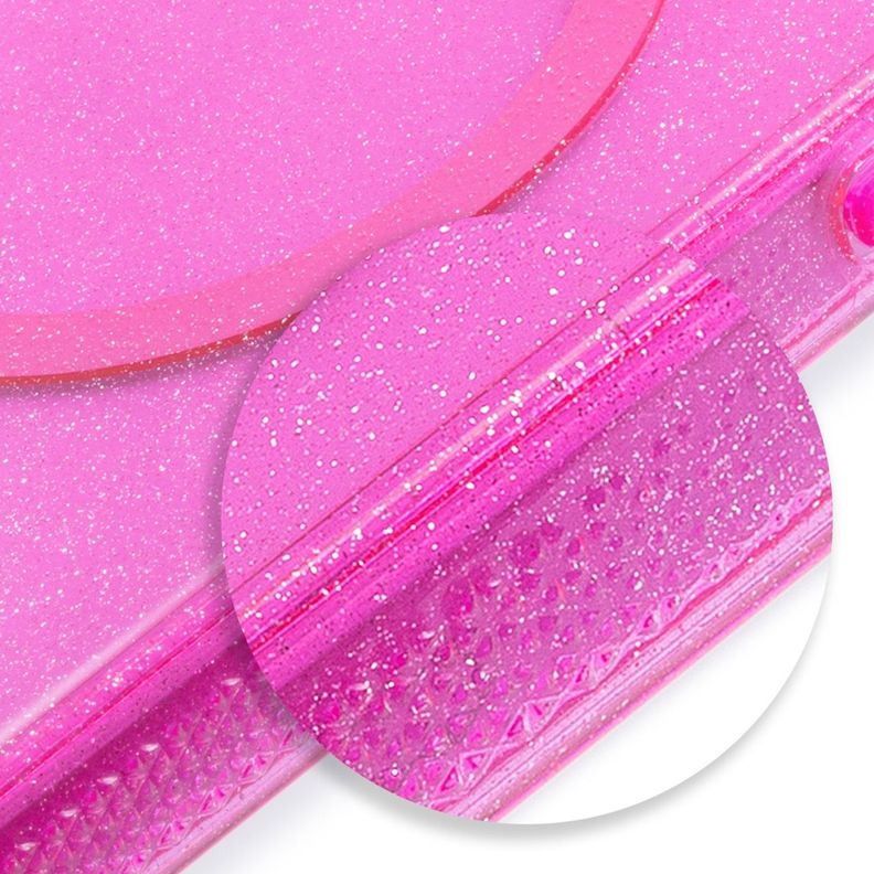 Funda Milan Snap Magsafe iPhone 16 Pro Max Zagg Rosa glitter-2