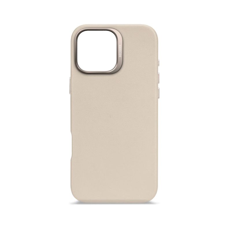 Funda cuero Magsafe iPhone 16 Pro Max Decoded Gris-8