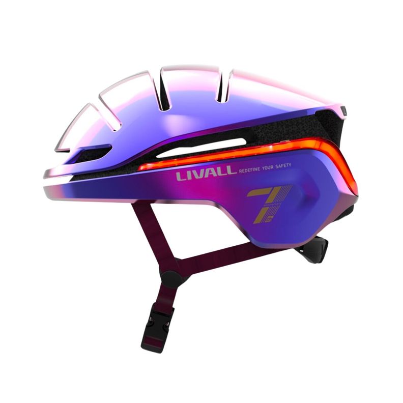 Casco inteligente LED EVO21 Talla M Ultravioleta-0