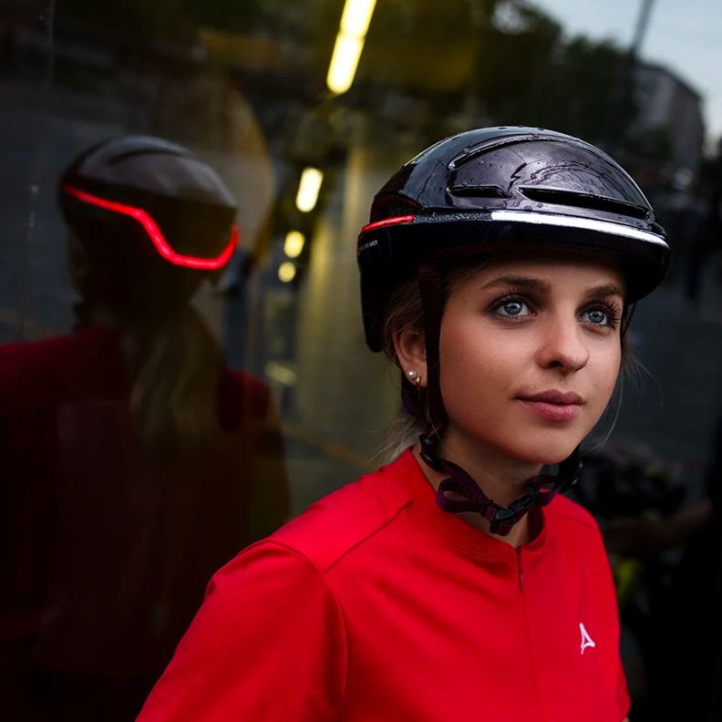 Casco inteligente LED EVO21 Talla M Ultravioleta-8