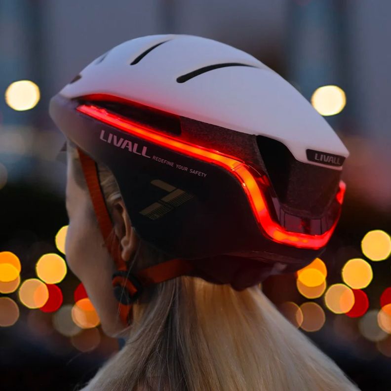 Casco inteligente LED EVO21 Talla M Ultravioleta-9