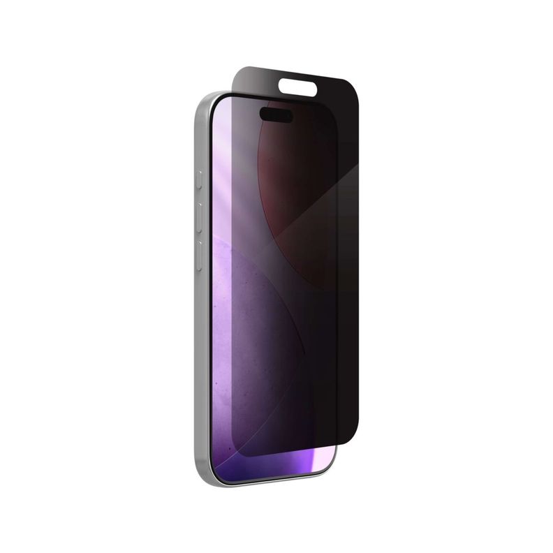 Protector de pantalla ZAGG para iPhone 17 Pro Privacy XTR Transparente