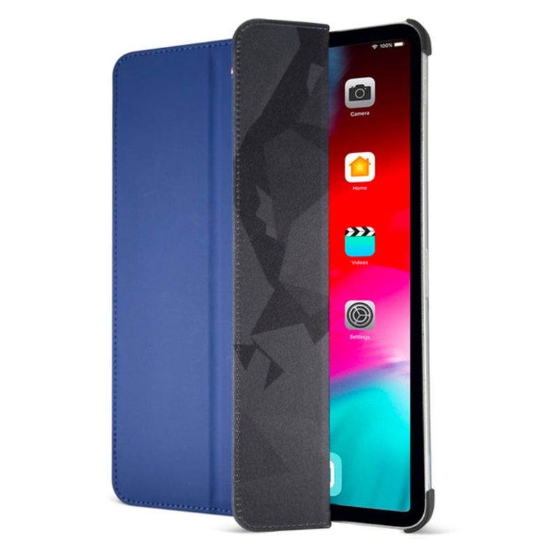 Funda folio silicona para iPad Pro 12.9 3ª a 5ª gen Azul-4