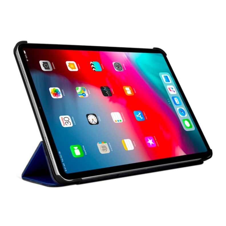 Funda folio silicona para iPad Pro 12.9 3ª a 5ª gen Azul-7