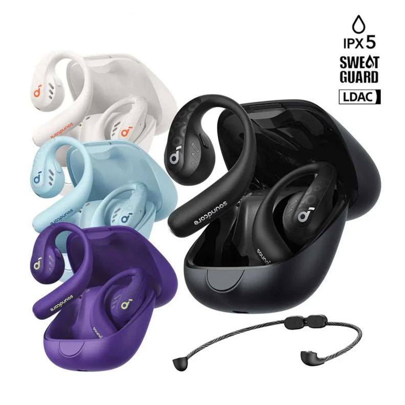 Audifono Transmision Aerea AeroFit Pro Soundcore Azul-4