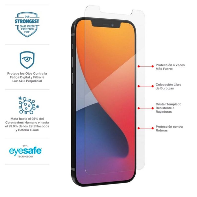 Lamina Glass Elite para iPhone 12,12 Pro, XR,11-1