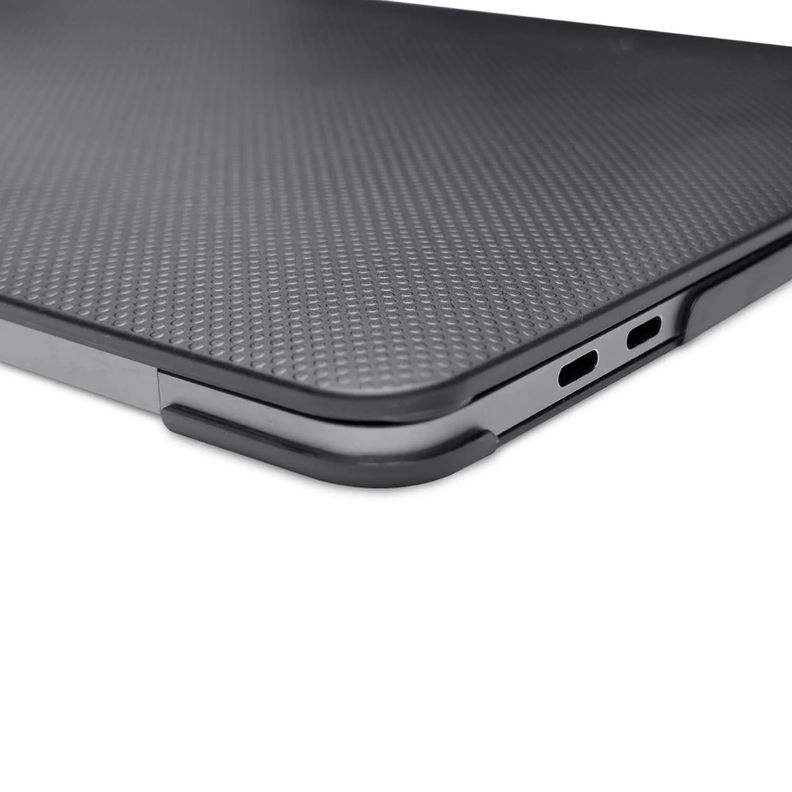 Funda dura snap on case Macbook Pro M2 13" Decoded Negra-3