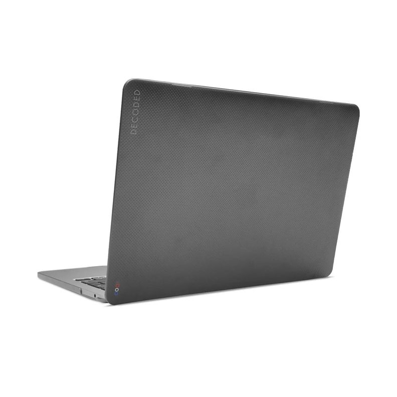 Funda dura snap on case Macbook Pro M2 13" Decoded Negra-5