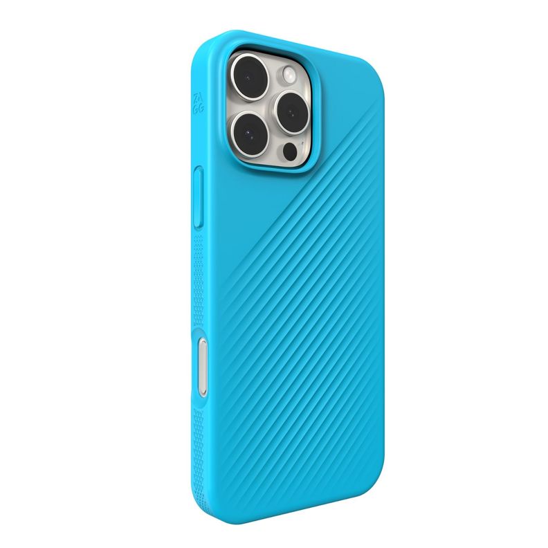 Funda Luxe Snap Magsafe iPhone 16 Pro Max Zagg azul-7