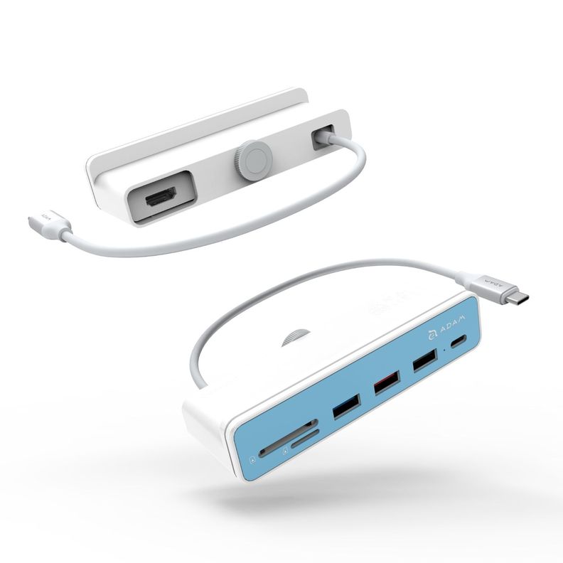 Hub USB-C 7-1 Casa Hub i7 para iMac de 24" Adam Elements-2