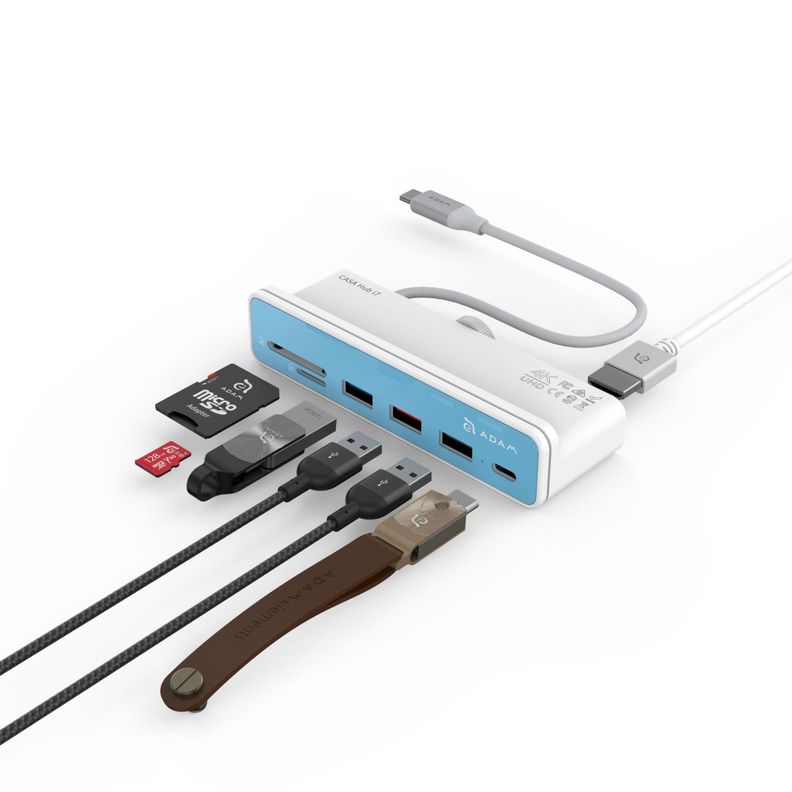 Hub USB-C 7-1 Casa Hub i7 para iMac de 24" Adam Elements-3