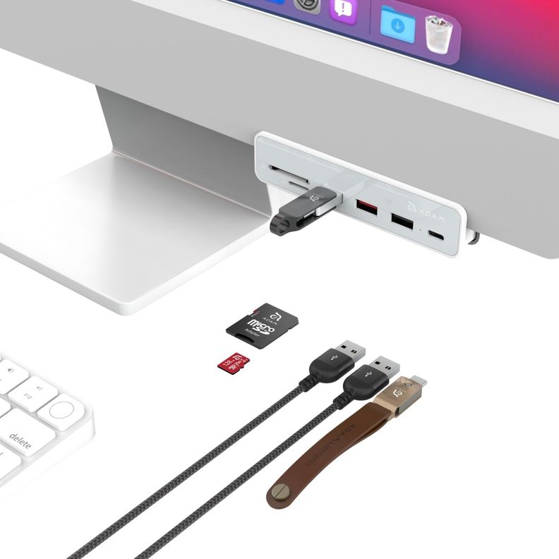 Hub USB-C 7-1 Casa Hub i7 para iMac de 24" Adam Elements-5