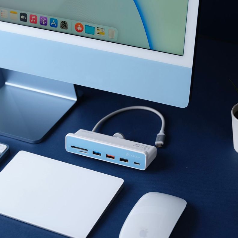 Hub USB-C 7-1 Casa Hub i7 para iMac de 24" Adam Elements-7