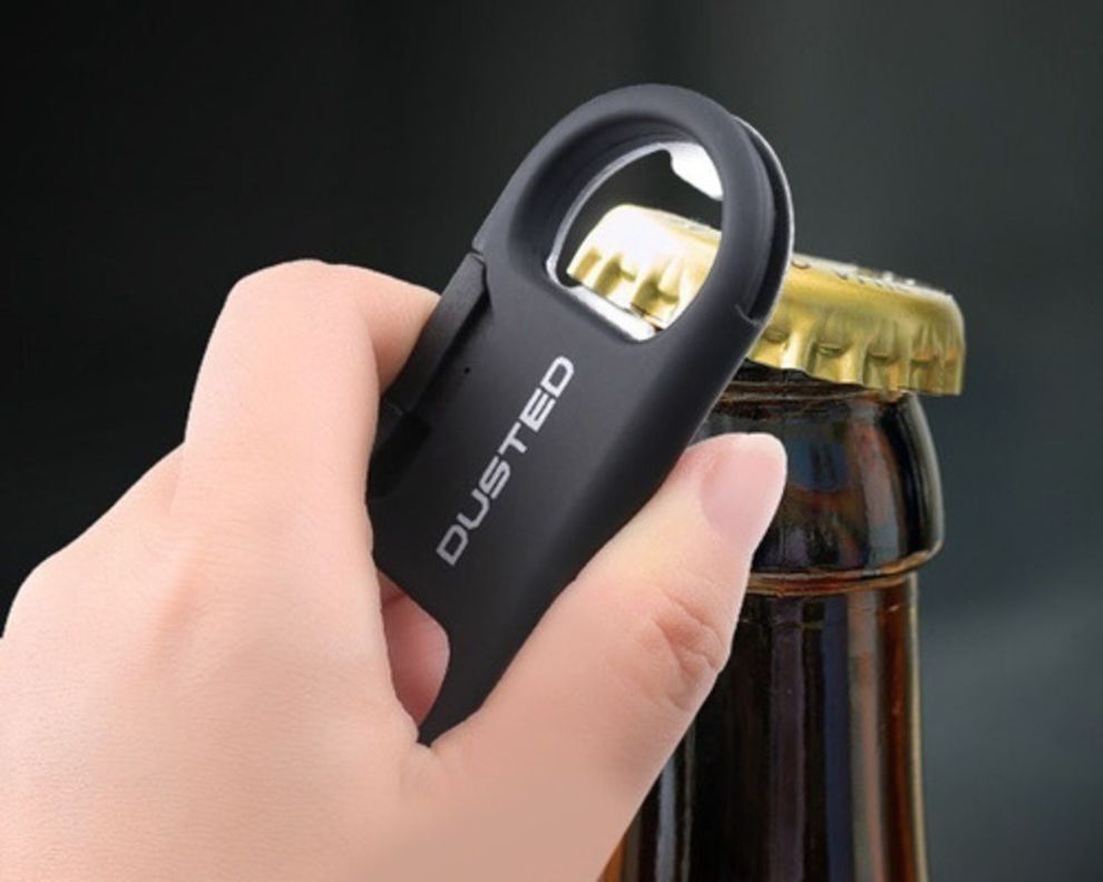 Llavero Multifuncion Con Cable Micro Usb Dusted Negro-1