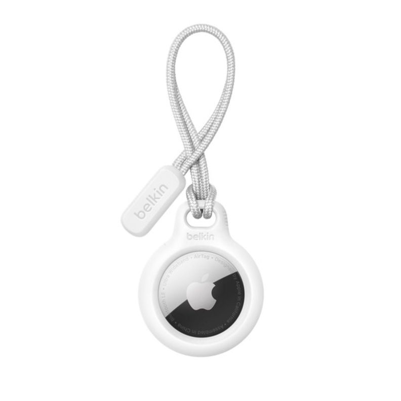 Protector Con Correa Belkin Secure Holder Para Airtag Blanco