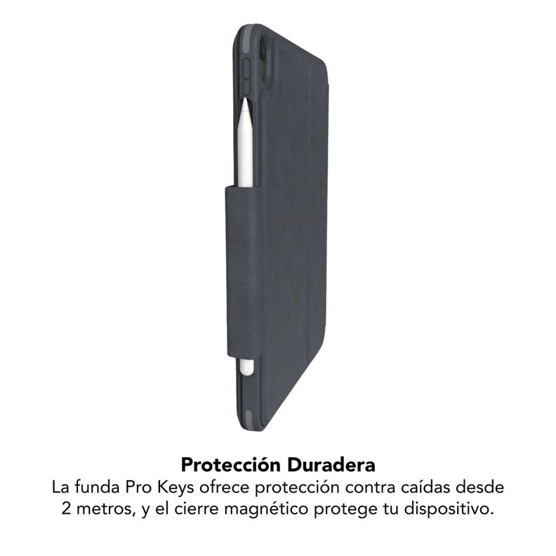 Teclado Con Funda Pro Keys Para iPad Air 10.9 Zagg-9