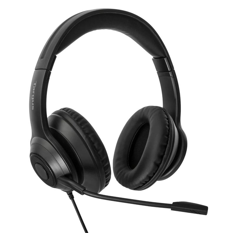Audifono Profesional Stereo Con Cable Targus Negro-1