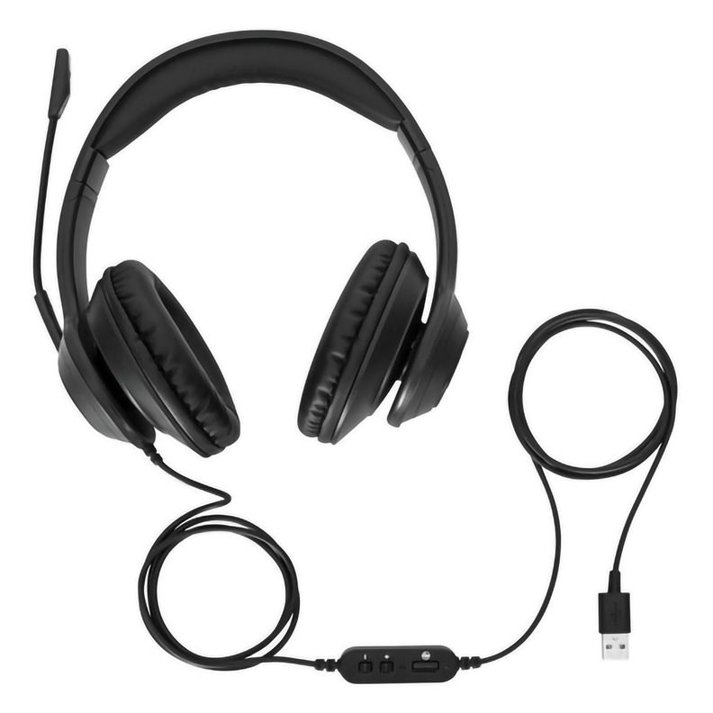 Audifono Profesional Stereo Con Cable Targus Negro-4